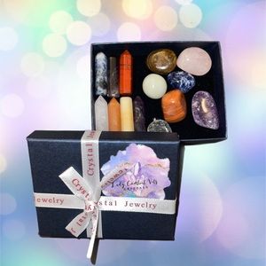 Beautiful 14pcs Seven Chakra Energy Healing Stone Combination